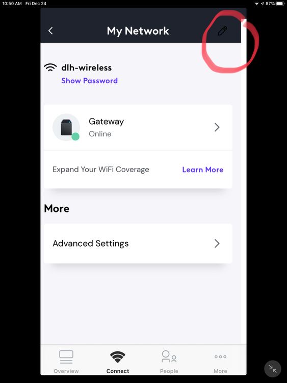 how to change name and password of wifi cox